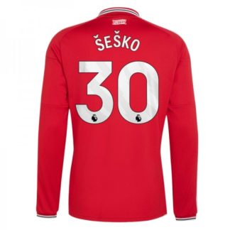 Manchester United Hemmatröja 2026/27 Benjamin Šeško 30 Herr Långärmad Fotbollströja