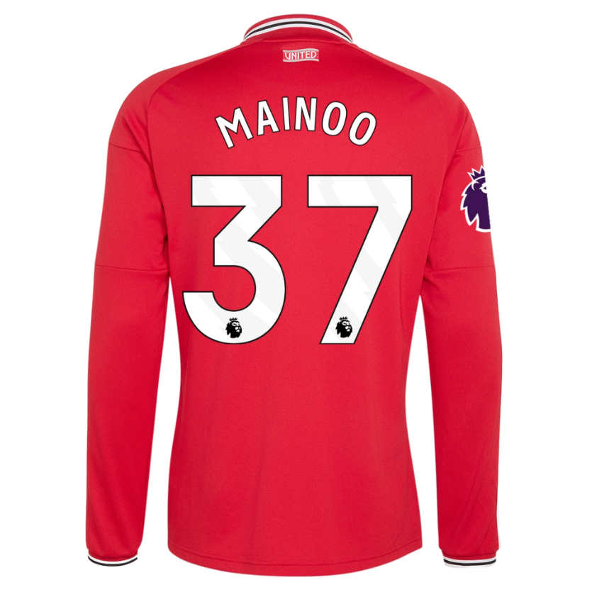 Manchester United Hemmatröja 2026/27 Kobbie Mainoo 37 Herr Långärmad Fotbollströja