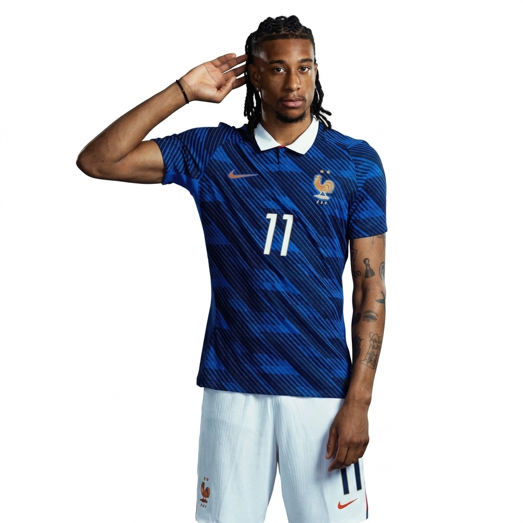 Michael Olise 11 Frankrike VM 2026 Hemmaställ herre