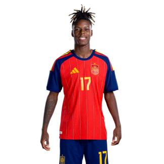 Nico Williams 17 Spanien VM 2026 Hemmatröja Fotbollströja Set Herr