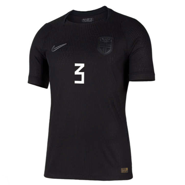 Norge Bortatröja VM 2026 Kristoffer Ajer 3 Herr Fotbollströja