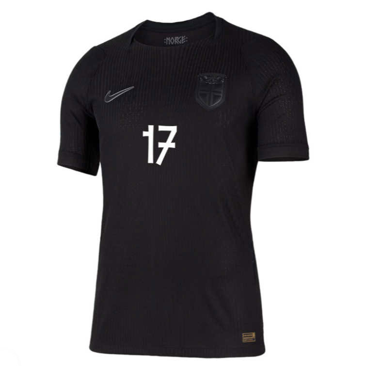 Norge Bortatröja VM 2026 Torbjørn Heggem 17 Herr Fotbollströja