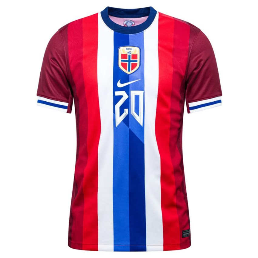 Norge Hemmatröja 2024/25 Antonio Nusa 20 Herr Fotbollströja