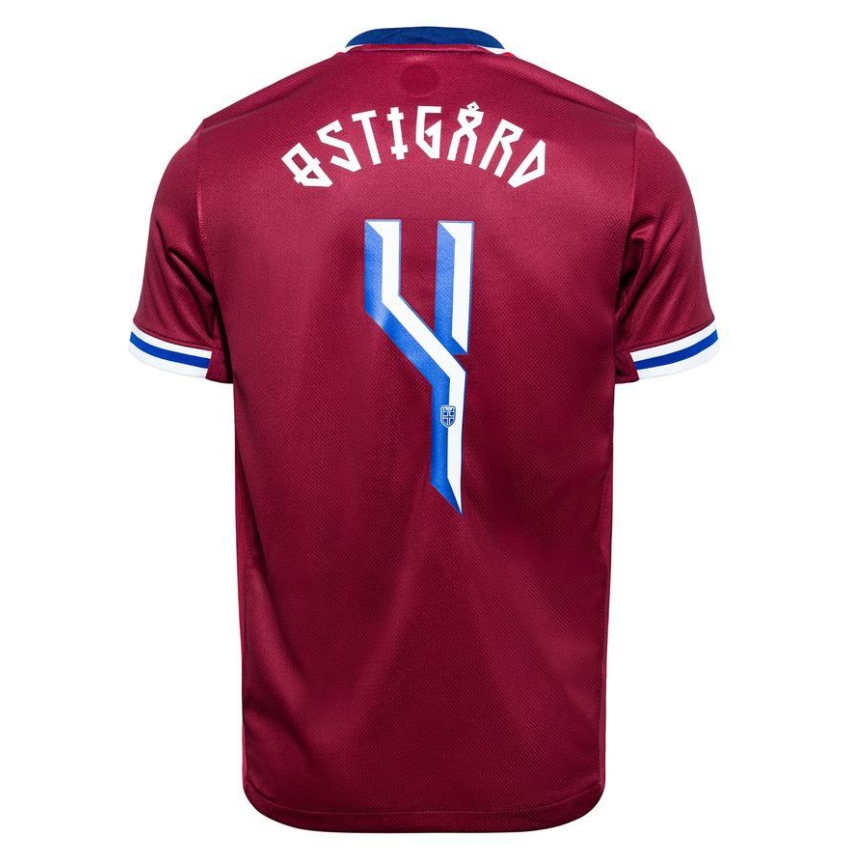 Norge Hemmatröja 2024/25 Leo Østigård 4 Herr Fotbollströja