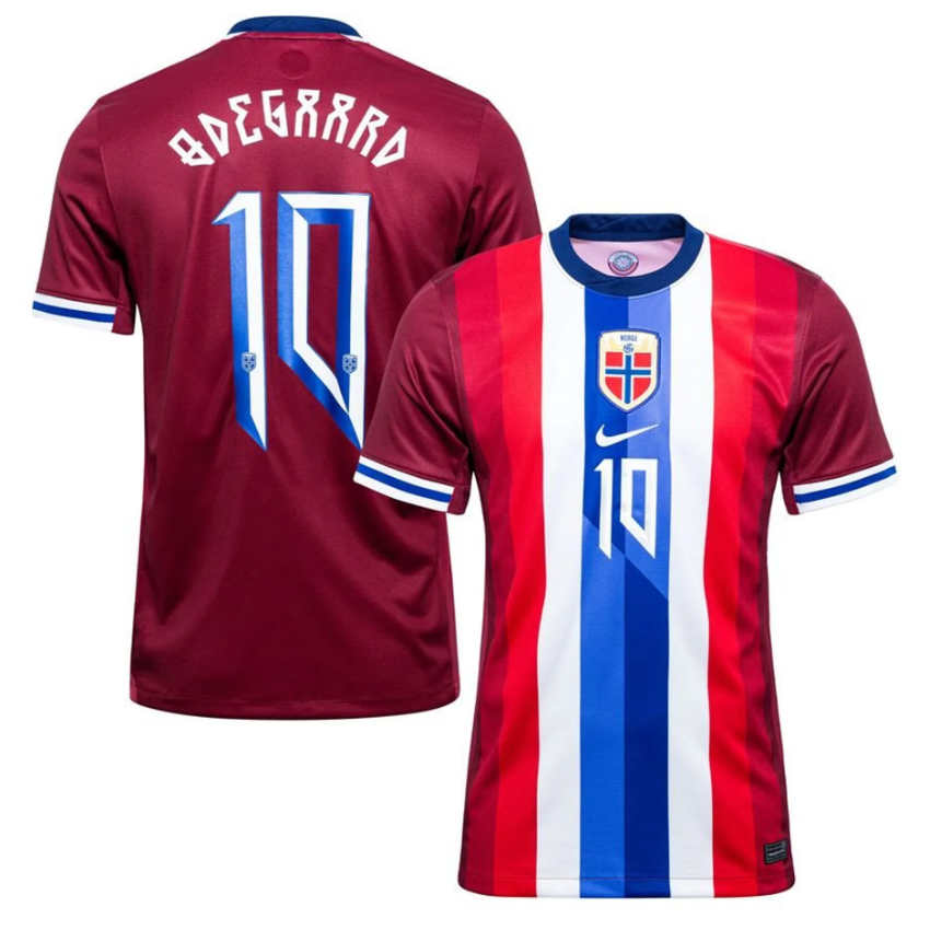 Norge Hemmatröja 2024/25 Martin Ødegaard 10 Herr Fotbollströja