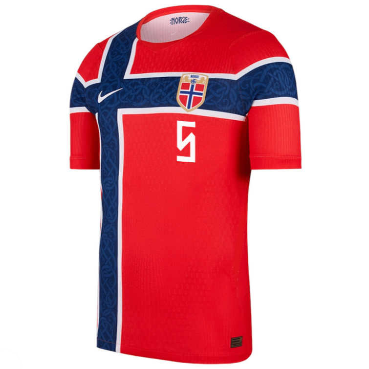 Norge Hemmatröja VM 2026 David Møller Wolfe 5 Herr Fotbollströja