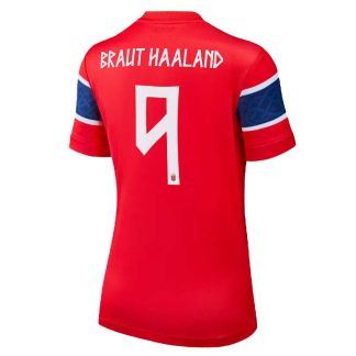 Norge Hemmatröja VM 2026 Erling Haaland 9 Dam Fotbollströja