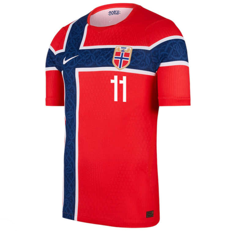 Norge Hemmatröja VM 2026 Jørgen Strand Larsen 11 Herr Fotbollströja