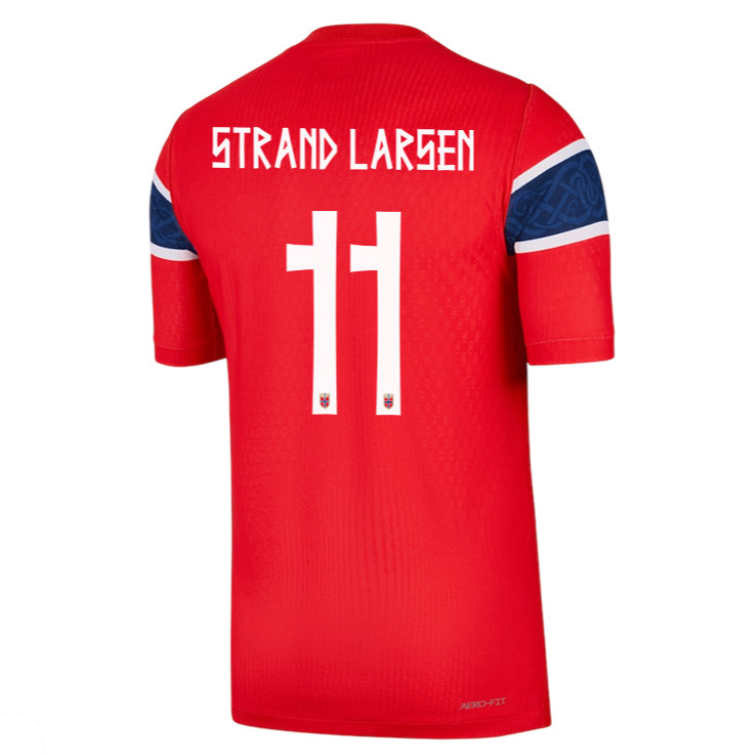 Norge Hemmatröja VM 2026 Jørgen Strand Larsen 11 Herr Fotbollströja