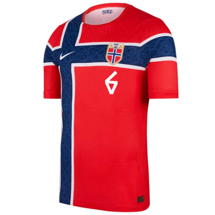 Norge Hemmatröja VM 2026 Patrick Berg 6 Herr Fotbollströja