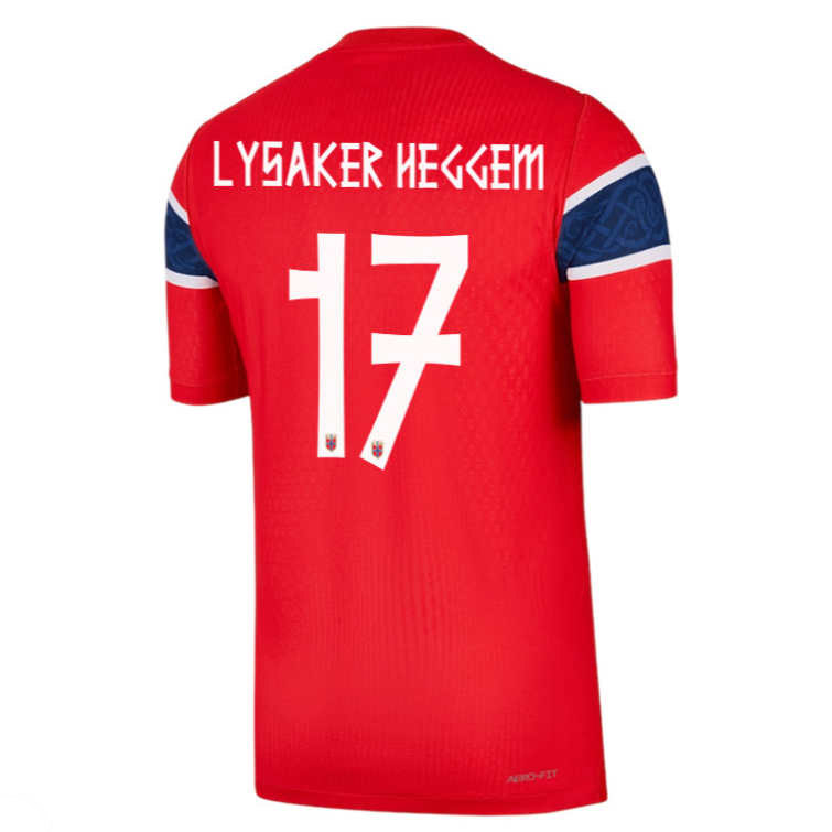 Norge Hemmatröja VM 2026 Torbjørn Heggem 17 Herr Fotbollströja