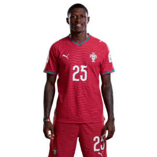Nuno Mendes 25 Portugal Landslag VM 2026 Hemmaställ Herr