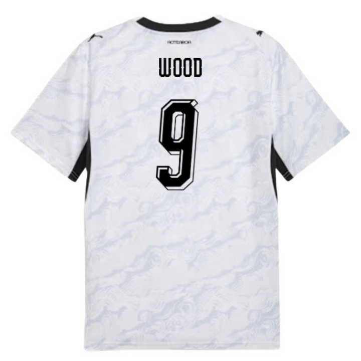 Nya Zeeland VM 2026 Bortatröja Chris Wood 9 Fotbollströja Herr