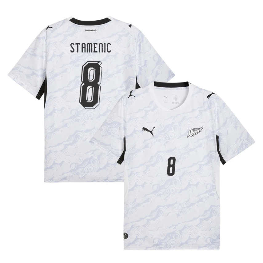 Nya Zeeland VM 2026 Bortatröja Marko Stamenić 8 Fotbollströja Herr
