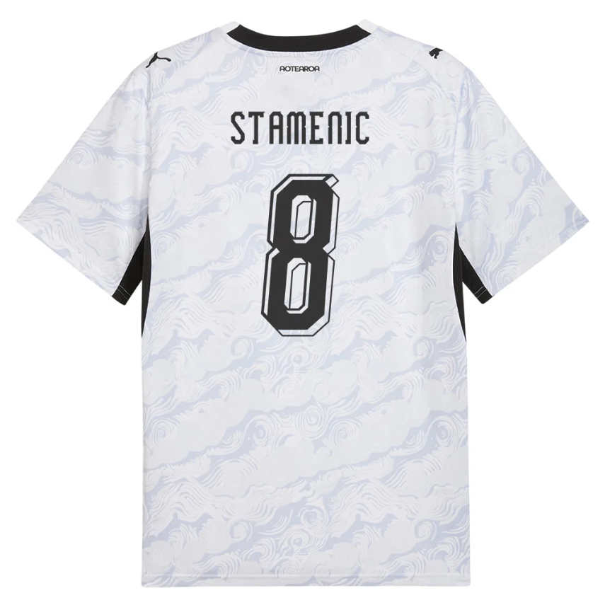 Nya Zeeland VM 2026 Bortatröja Marko Stamenić 8 Fotbollströja Herr