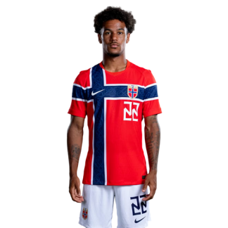 Oscar Bobb 22 Norge VM 2026 Hemmaställ Herr Fotbollströja med Shorts