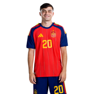 Pedri 20 Spanien VM 2026 Hemmatröja Fotbollströja Set Herr