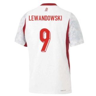 Polen Hemmatröja 2026/27 Robert Lewandowski 9 Herr Kortärmad Fotbollströja