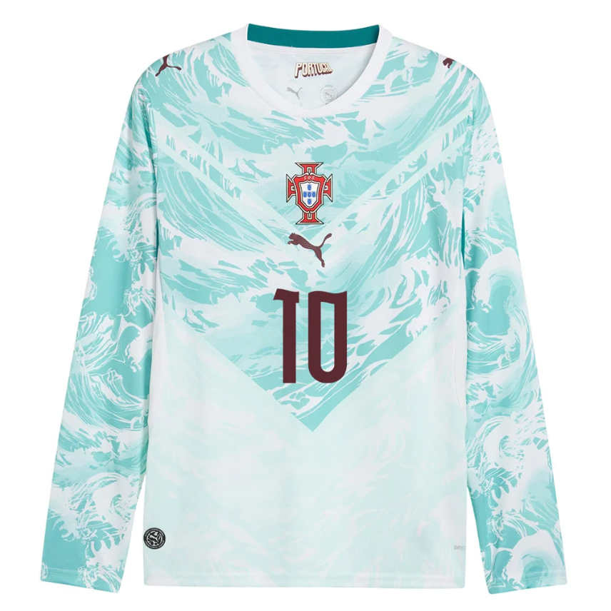 Portugal Bortatröja VM 2026 Bernardo Silva 10 Herr Långärmad Fotbollströja