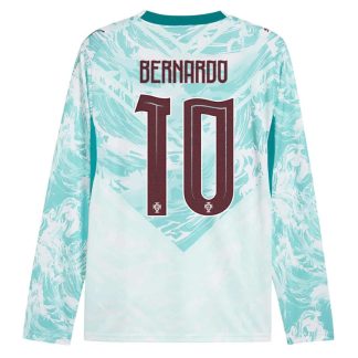 Portugal Bortatröja VM 2026 Bernardo Silva 10 Herr Långärmad Fotbollströja
