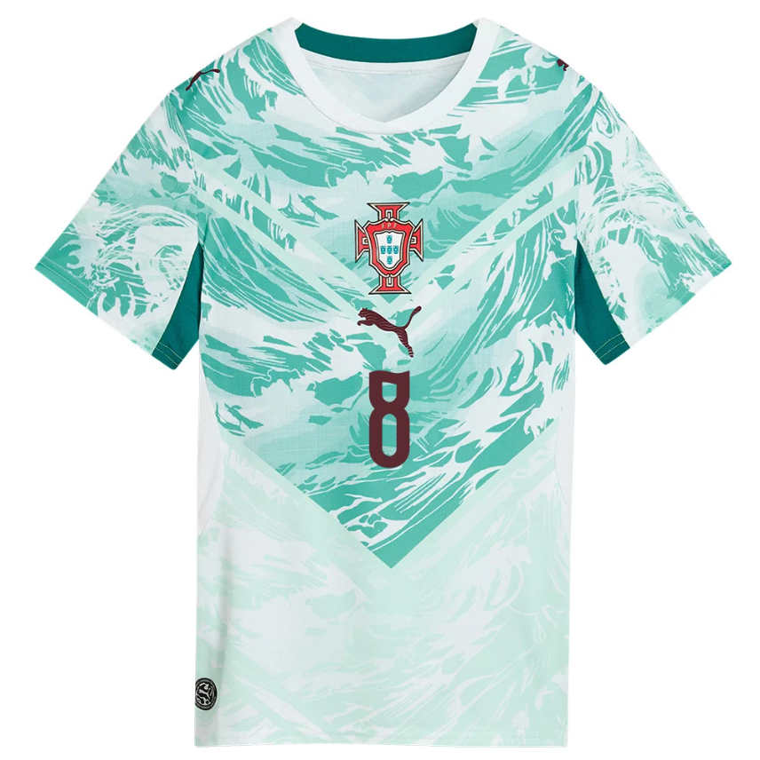Portugal Bortatröja VM 2026 Bruno Fernandes 8 Dam Fotbollströja