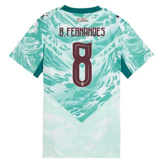 Portugal Bortatröja VM 2026 Bruno Fernandes 8 Dam Fotbollströja