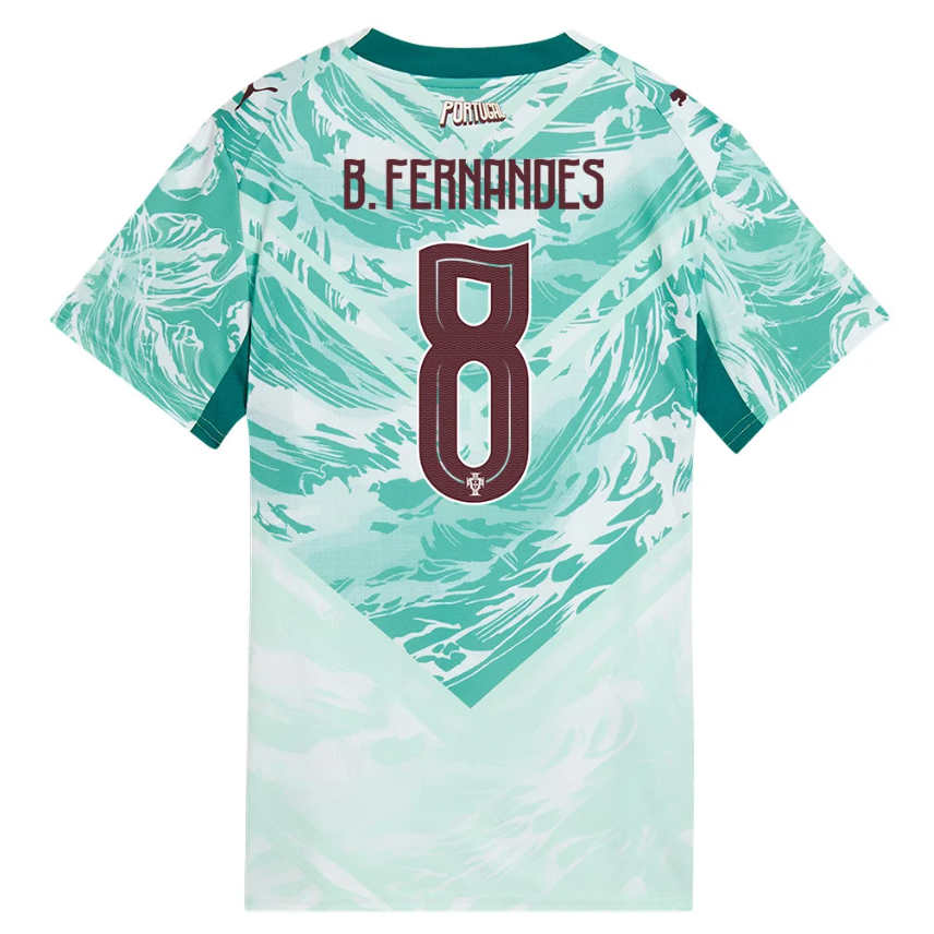 Portugal Bortatröja VM 2026 Bruno Fernandes 8 Dam Fotbollströja