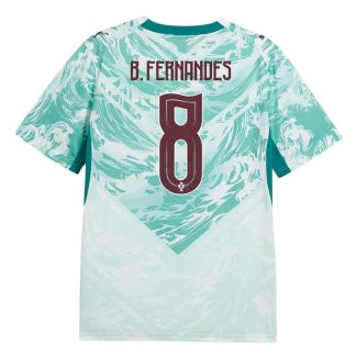 Portugal Bortatröja VM 2026 Bruno Fernandes 8 Herr Fotbollströja