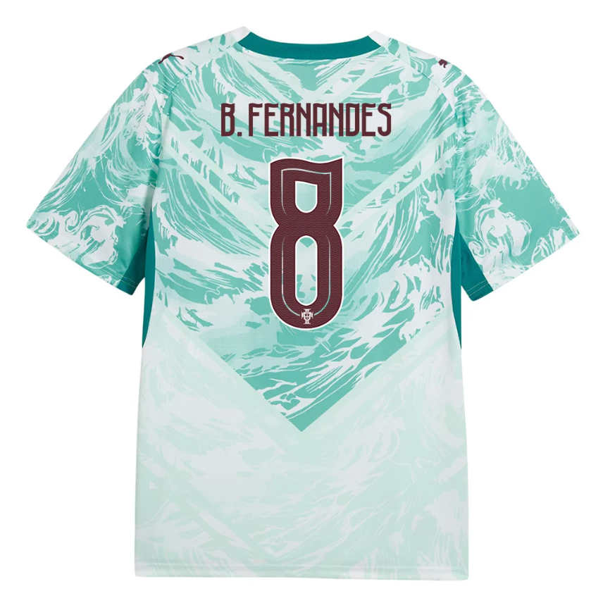 Portugal Bortatröja VM 2026 Bruno Fernandes 8 Herr Fotbollströja