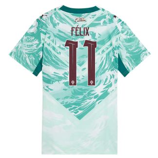 Portugal Bortatröja VM 2026 João Félix 11 Dam Fotbollströja