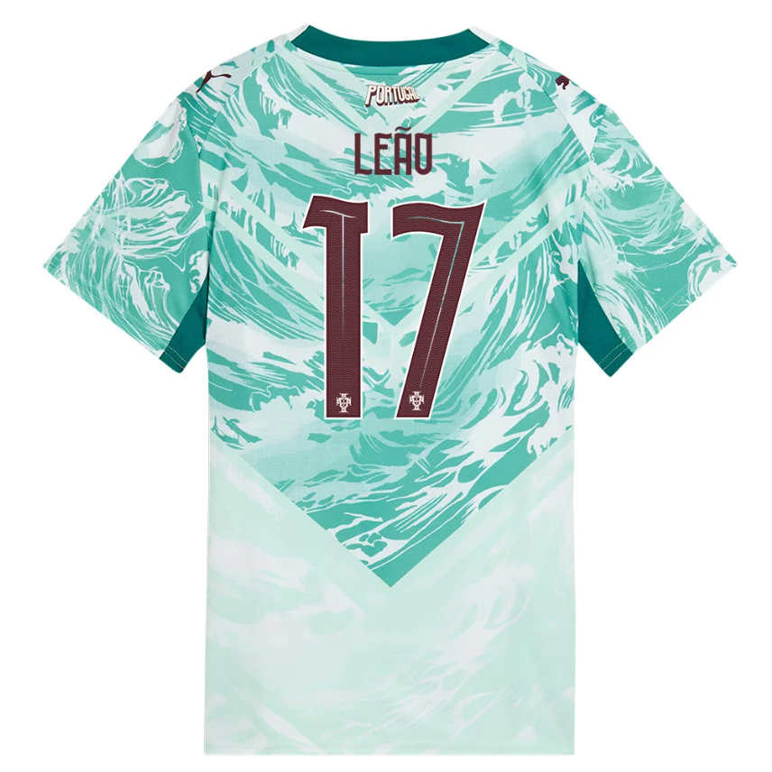 Portugal Bortatröja VM 2026 Rafael Leão 17 Dam Fotbollströja