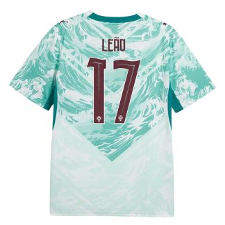 Portugal Bortatröja VM 2026 Rafael Leão 17 Herr Fotbollströja