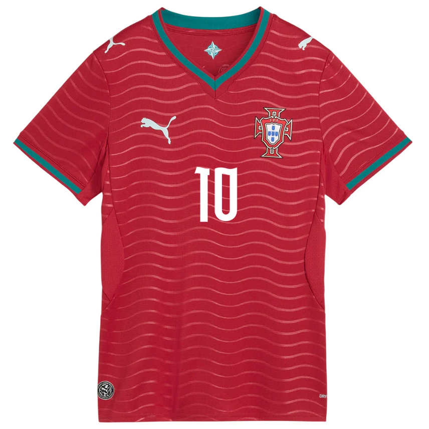 Portugal Hemmatröja VM 2026 Bernardo Silva 10 Dam Fotbollströja