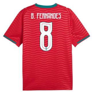 Portugal Hemmatröja VM 2026 Bruno Fernandes 8 Herr Fotbollströja