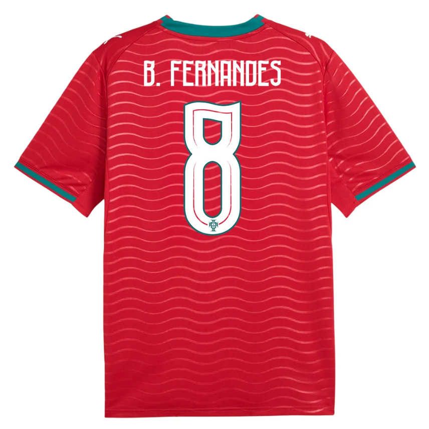 Portugal Hemmatröja VM 2026 Bruno Fernandes 8 Herr Fotbollströja