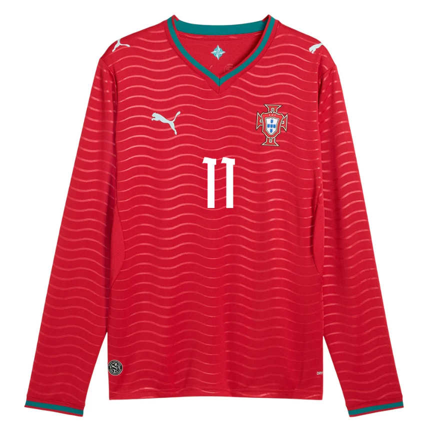 Portugal Hemmatröja VM 2026 João Félix 11 Herr Långärmad Fotbollströja