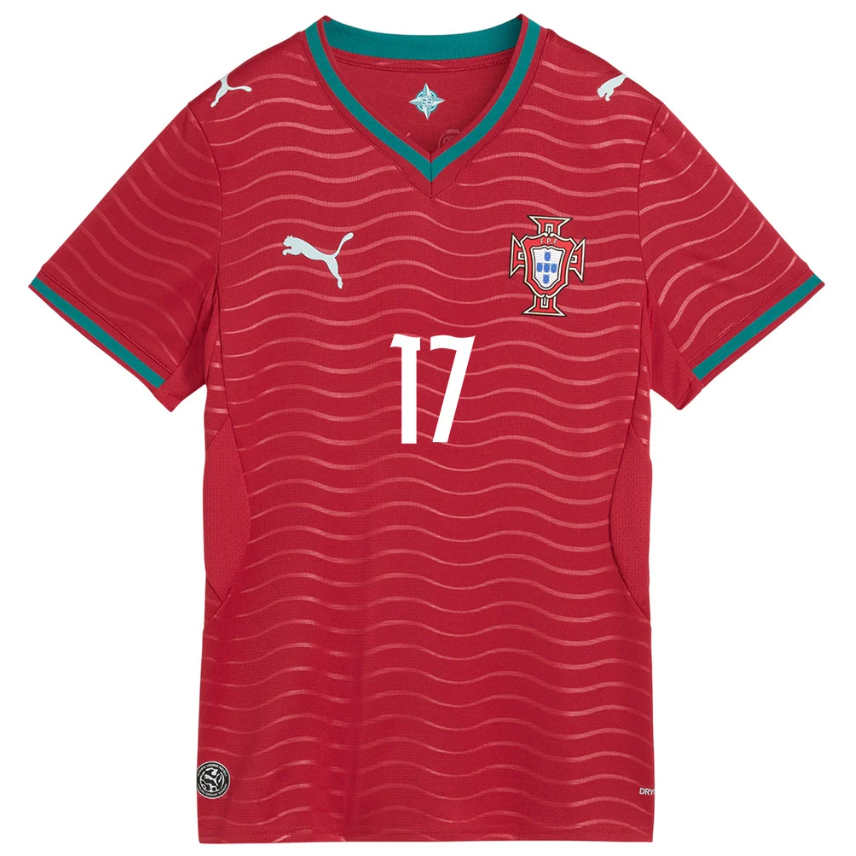 Portugal Hemmatröja VM 2026 Rafael Leão 17 Dam Fotbollströja