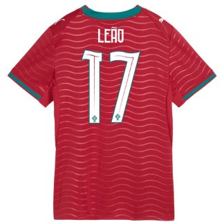 Portugal Hemmatröja VM 2026 Rafael Leão 17 Dam Fotbollströja