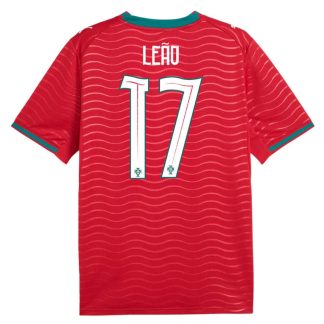 Portugal Hemmatröja VM 2026 Rafael Leão 17 Herr Fotbollströja