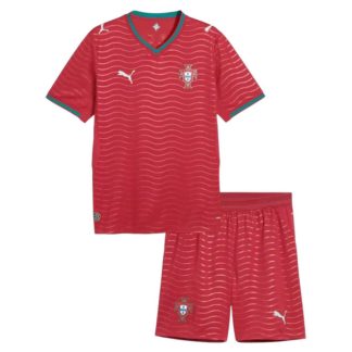 Portugal VM 2026 Hemmaställ Barn Fotbollsset (Tröja + Shorts)