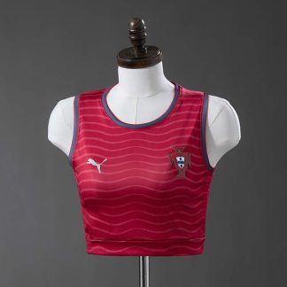 Portugal VM 2026 Hemmatröja Dam Crop Top Fotbollslinne