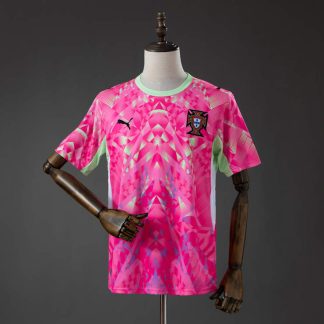 Portugal VM 2026 Målvaktströja Rosa Kortärmad Herr