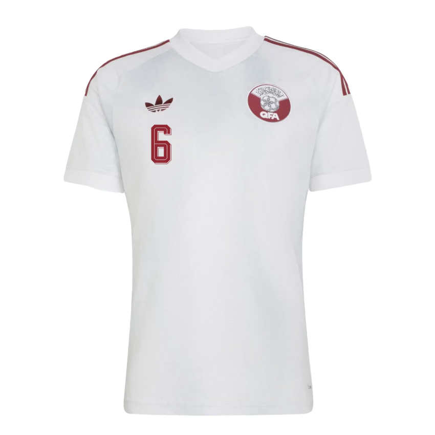 Qatar VM 2026 Bortatröja Abdulaziz Hatem 6 Fotbollströja Herr