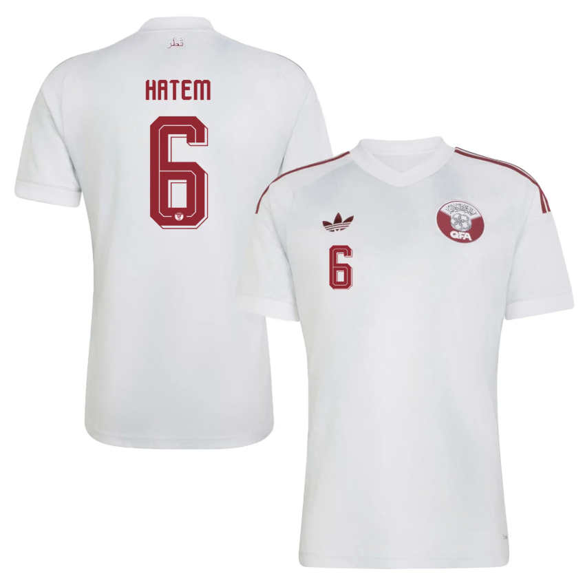 Qatar VM 2026 Bortatröja Abdulaziz Hatem 6 Fotbollströja Herr