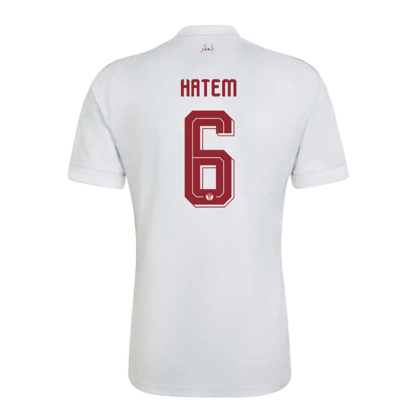 Qatar VM 2026 Bortatröja Abdulaziz Hatem 6 Fotbollströja Herr
