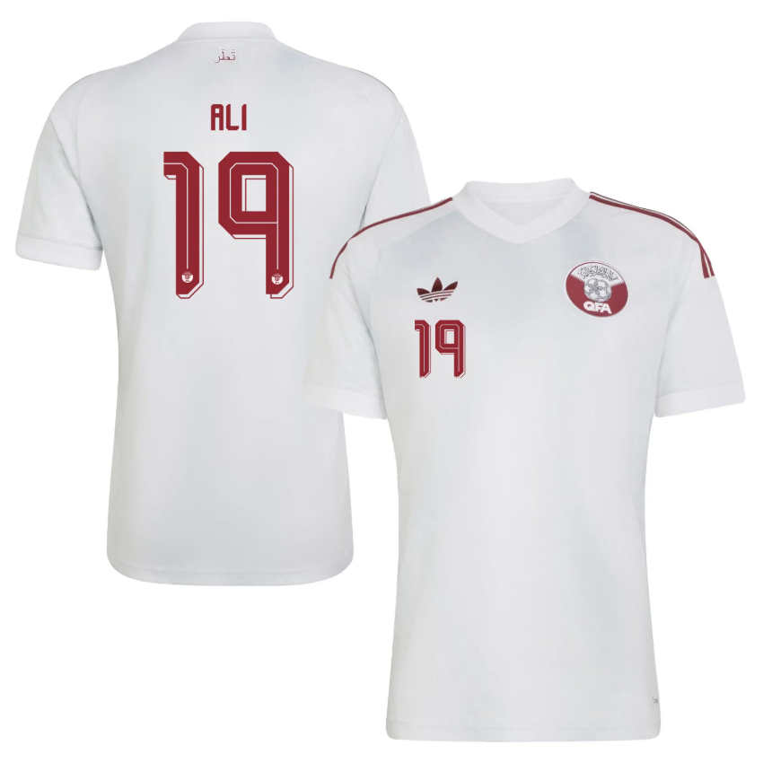 Qatar VM 2026 Bortatröja Almoez Ali 9 Fotbollströja Herr