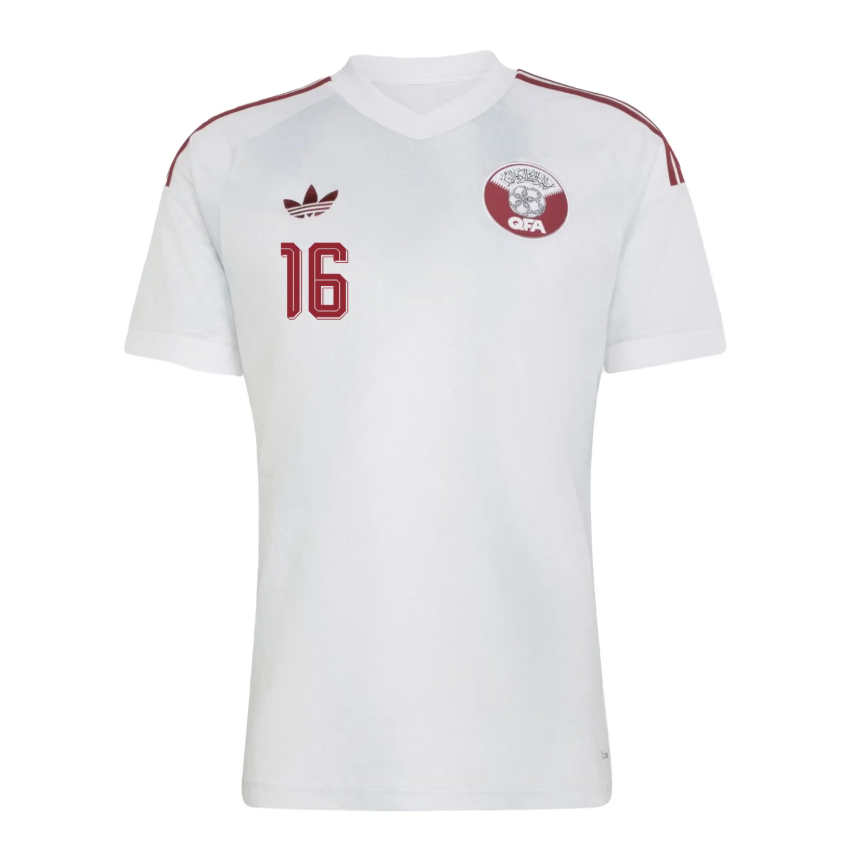 Qatar VM 2026 Bortatröja Boualem Khoukhi 16 Fotbollströja Herr