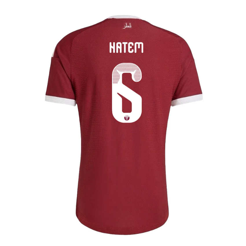 Qatar VM 2026 Hemmatröja Abdulaziz Hatem 6 Fotbollströja Herr