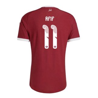 Qatar VM 2026 Hemmatröja Akram Afif 11 Fotbollströja Herr