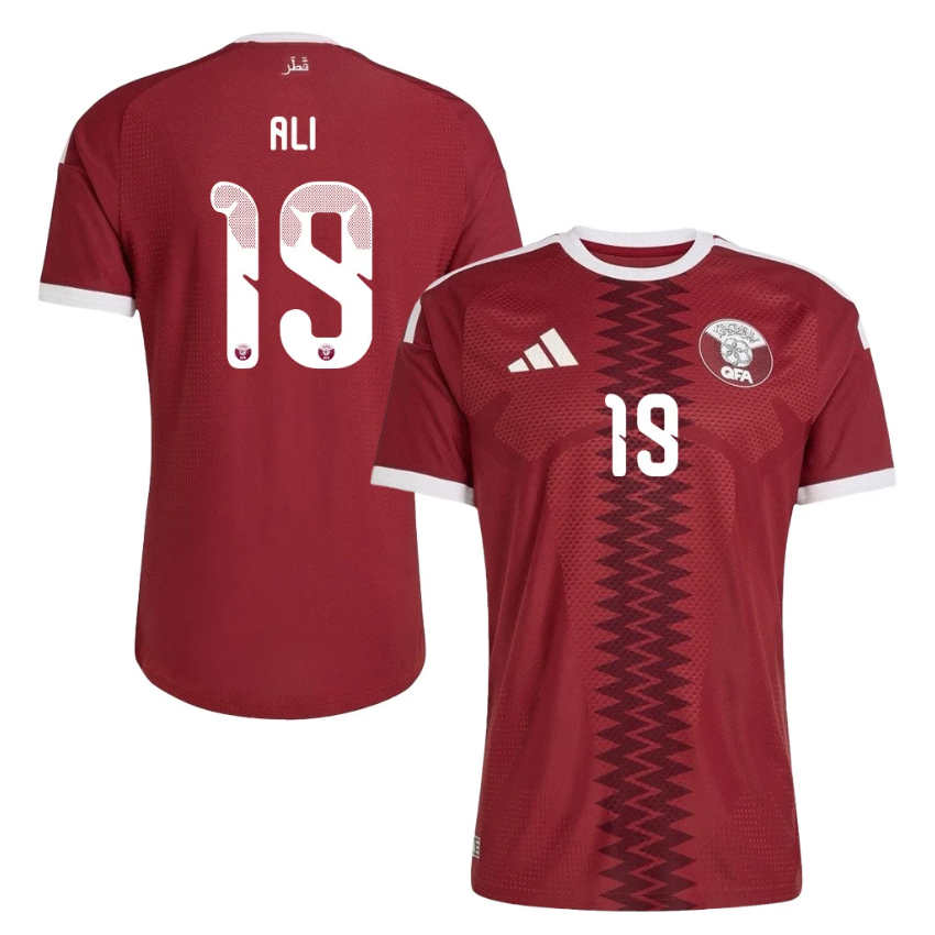 Qatar VM 2026 Hemmatröja Almoez Ali 9 Fotbollströja Herr